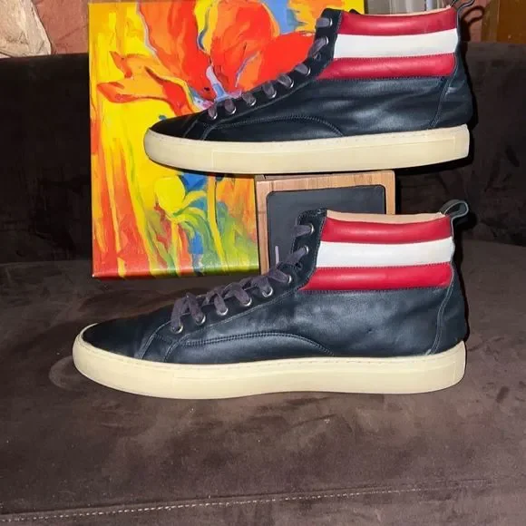Bally | Shoes | Copy Ballyhightop Sneakers Gymshoes | Poshmark display picture 1
